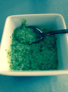 pesto sans pignon de pin